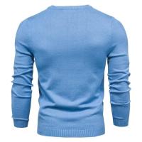 Suéter grueso de cuello redondo para hombre, jersey de punto cansado, tops de otoño e invierno - details 27