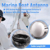 Antena de navegación marina activa GPS para barco, antena de sincronización 1575 +/-5 MHz, conector macho BNC de 5M - details 5