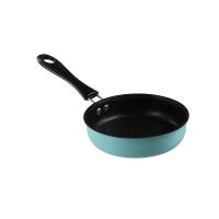 Utensilios de cocina Mini sartén antiadherente de 12cm con revestimiento antiadherente, sartén para freír huevos con mango largo, olla para tortilla profesional ligera, tocino - details 3