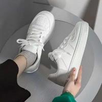 Zapatos de tablero de primavera para hombres y mujeres, con suela gruesa y zapatos blancos altos - details 5