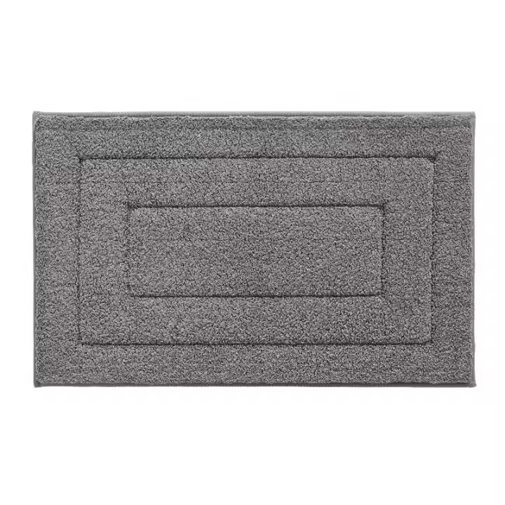 Alfombra de Baño de Microfibra Antideslizante Absorbente de Agua, Resistente a la suciedad, Lavable - 1