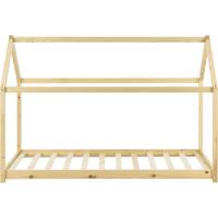 Cama para niños de Madera 206x98x142cm Cama Infantil Forma de casa Blanco Mate - details 14