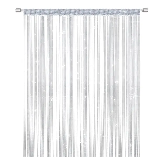 Elegante Cortina de Cuerda con Borlas Divisor de Decoración para el Hogar - 1