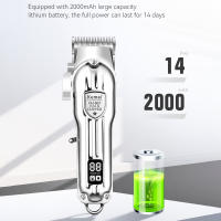 Kemei-cortadora de pelo profesional de Metal para hombre, máquina de corte de pelo recargable, ajustable, 803 - details 1