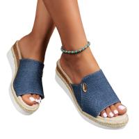 Zapatillas de tacón de cuña de verano para mujer. - details 1