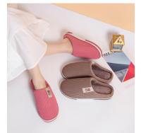 Nuevas zapatillas de algodón para mujer, gruesas, antideslizantes, para el hogar, interior, cálidas, de felpa, para parejas, de pelo, para otoño e invierno, de algodón, para hombre. - details 21
