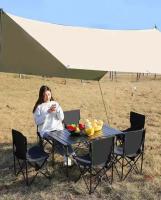 Mesa de picnic para camping, mesa plegable ligera y portátil para caravanas - details 11