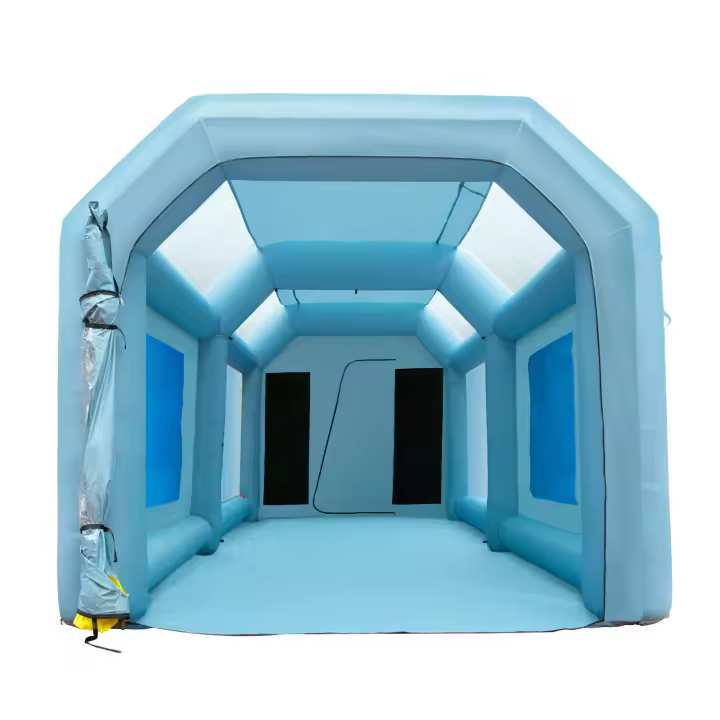 Cabina de pintura inflable SucceBuy, cabina de pintura inflable. Equipado con potentes sopladores y sistema de filtro de aire. - 1