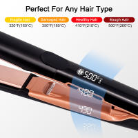 Liso Radiador Profesional de Cabello Plancha de Cera de 500°F Herramienta de Estilismo de Salón para Alisa y Dominar Enchufe Europeo Standard - details 3