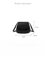 Nuevo bolso de mano marrón, bolso de sillín texturizado de alta gama para mujer, bolso cuadrado pequeño de mensajero retro de diseño de nicho versátil de moda. - details 0