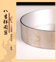 Academia Ocho Auspicioso Cha Luo Titanio Acero Hombre Zha Xiu Pan Oxidación y No Se Decolora 10/13cm - details 4