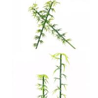 10 Uds. De árbol de bambú en miniatura de plástico, micropaisaje simulado pequeño, simulación de plantas verdes reutilizables para fiesta - details 1