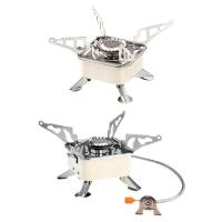 Mini calentador portátil, estufa, utensilios de cocina, quemador de gas plegable para exteriores, barbacoa, equipo, estufa de camping - details 1