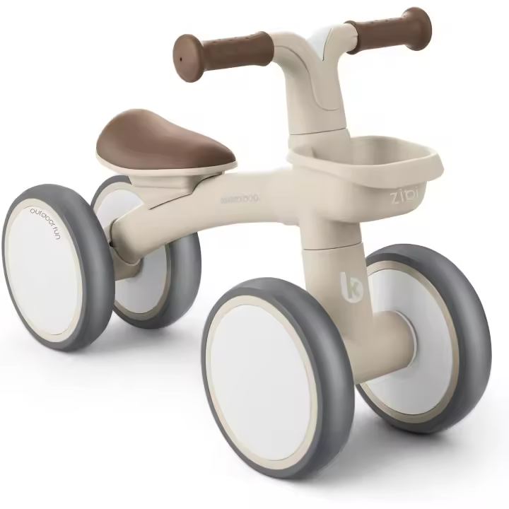 Bicicleta Sin Pedales ZIPI, Correpasillos Bebé de 1 a 3 Años, Bicicleta Equilibrio, Bici Bebé con Canasta, Ajustable, Juguete para Niños, Regalo Bebé, Beige - 1