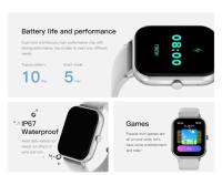 ZL54C+ Bluetooth Llamada Smartwatch Heart Rtae 100+ Modos deportivos Reloj inteligente con recepción de SMS deportivo a prueba de agua - details 10