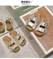 Hebilla retro con zapatillas de plataforma casuales sandalias para uso exterior - details 18
