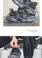 Zapatillas casuales, versátiles y transpirables de malla con suela gruesa que realzan - details 18