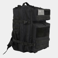 Mochila Táctica para Acampar y Viajar Militar de 25L 45L Negra Deportes al Aire Libre con Correa Ajustable y Capacidad de 20-50 Litros Material de Nylon Fabricada en China - details 0