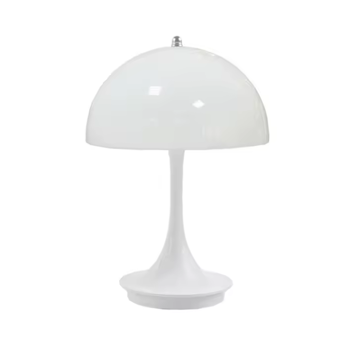 Lámpara de mesa de setas recargable, lámpara de escritorio atmosférica con atenuación de 3 colores, luz decorativa táctil de alta gama para dormitorio y sala de estar - 1