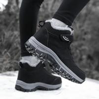 Botas de Nieve para Hombres Zapatillas Deportivas de Cuero Grueso y Peluche - details 10