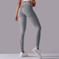 Pantalones Deportivos Sin Costuras para Mujeres Cintura Alta Yoga, Levantamiento de Glúteos, Carreras Ropa de Gimnasio - details 4