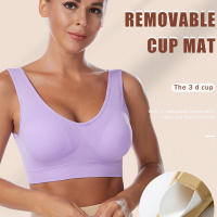 Sports bra women solid color fitness top gym yoga athletic tight workout soft brassiere padded - details 7