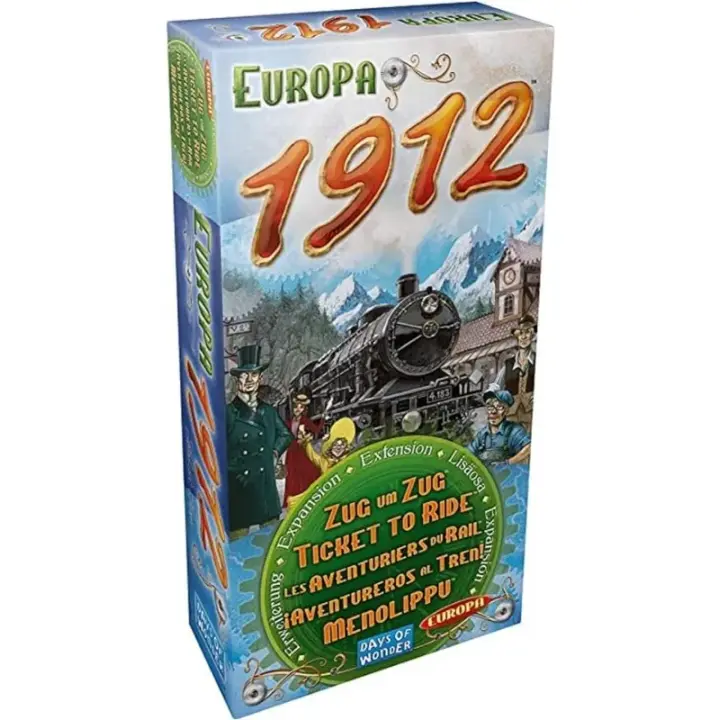 Juego de Mesa Expansión Ticket to Ride Europa 1912 Estrategia de Construcción de Rutas de Tren - 1
