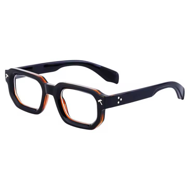 Gafas de sol y caja de moda Gafas de sol Personalidad de los hombres Gafas de sol simples Gafas de sol de los hombres - 1