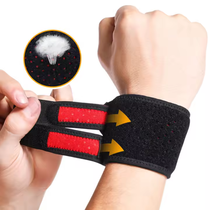 Tcare Deportes Muñequera Correa de Pulsera Deportiva Flexible y Elástica para Levantamiento de Pesas, Gimnasio, Entrenamiento Ajustable - 1