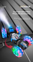 Coche acrobático teledirigido para niños, juguete electrónico con Sensor de gestos y reloj, rotación LED, 2023G, novedad de 2,4 - details 9