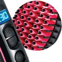 Alisador de pelo eléctrico profesional, cepillo portátil de mano, pantalla de cristal líquido, alisador de pelo, peine saludable - details 7