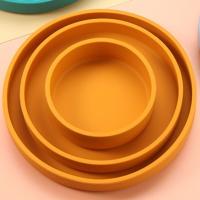 Juego de platos de cena de estilo nórdico para hornear, sartenes redondas de silicona para Pizza, bandeja antiadherente, platos de alimentación al aire libre, 3 uds. - details 6