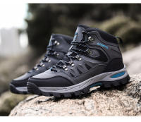 Zapatos de senderismo de alta calidad para hombre, zapatillas deportivas antideslizantes para senderismo y montaña, botas de escalada informales - details 13