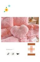 Funda de Edredón Cálida y Suave para Colchón Cubierta de Manta Larga y Plush 220x240cm Solo Cubierta de Edredón sin Enchufes - details 4