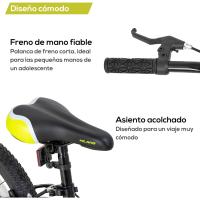 Bicicletas Infantiles para Niños y Niñas 20 Pulgadas 1 Velocidad, Bicicletas con Horquilla de Suspensión y Freno en V, Rosa/Negro/Verde Menta/Azul - details 28
