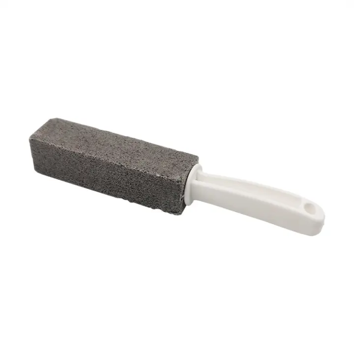 Piedra Pómez para Limpieza de Inodoro Cepillo de Limpieza con Mango Largo - 1