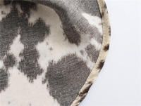 Falda midi de longitud media con textura de seda estampada versátil para mujer primavera otoño - details 7