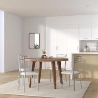 Pack de 2 Sillas de Cocina |   Asientos de Polipiel Blanco |   Modelo SINTRA - details 9