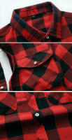 Camisas informales a cuadros para hombre, camisas clásicas de manga larga, camisas de vestir a la moda, 7XL, otoño - details 10