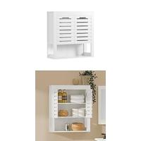 Carro Utilitario con 2 Estantes y 2 Bandejas Mueble Auxiliar de Ruedas para Baño, Cocina - details 24