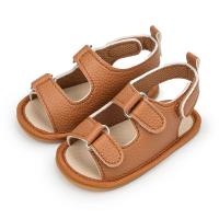 Sandalias De Verano Para Bebé Meckior Zapatos Para Niños Y Niñas Cuero PU Suela De Goma Antideslizante Primera Zapatilla Unisex 0-18M - details 7
