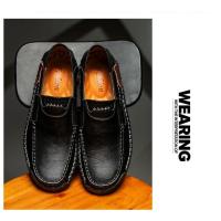 Zapatos Planos de Cuero Hechos a Mano para Hombre Moda Informal, Cómodos, Calidad Superior, Talla 48 - details 16