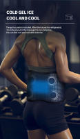 Cinturón de masaje vibratorio eléctrico, cinturón de masaje con calefacción Lumbar inflable, entrenador de cintura gris, moldeador, cuidado Personal de la salud - details 3