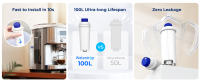 Waterdrop Filtro de Café TÜV SÜD, Certificado, Compatible con DeLonghi®DLSC002, 9310926, SER3017, 5513292811 (10) - details 4