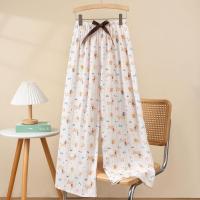 Pijama de algodón con burbujas para mujer, pantalones casuales de verano nuevos para el hogar, estilo delgado, se pueden usar al aire libre, pantalones antimosquitos, pantalones largos sueltos de talla grande - details 15