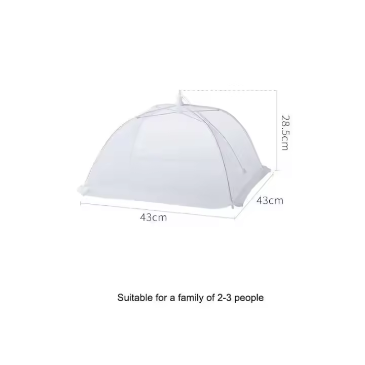 Shimoyama - Cubierta de mosquitera plegable para comida de cocina, picnic, mesa de comedor, estilo paraguas, tienda de campaña, utensilios de cocina - 1