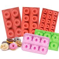 Máquina de Hacer Rosquillas de Silicona 3D DIY Herramienta de Cocina Redonda para Hornear Pastelería y Muffins Molde de Chocolate Redondo - details 0