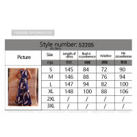 Mono con pernera ancha y cintura estampada para mujer, cuello redondo, estilo moderno, novedad de verano 2025 - details 8