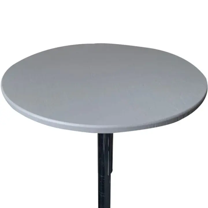 GUAN-Mantel redondo ajustado, Protector impermeable, cubierta de mesa elástica, 60-130cm - 1