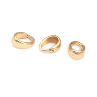 7x3,5 MM 6x4MM 7x5MM 9x4MM 18K Color oro latón dijes conector colgantes cierres suministros para fabricación de joyas accesorios Diy - details 32